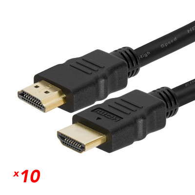 CAVO HDMI M/M 3MT 3D DOPPIA SCHERMATURA - CONFEZIONE DA 10 PZ