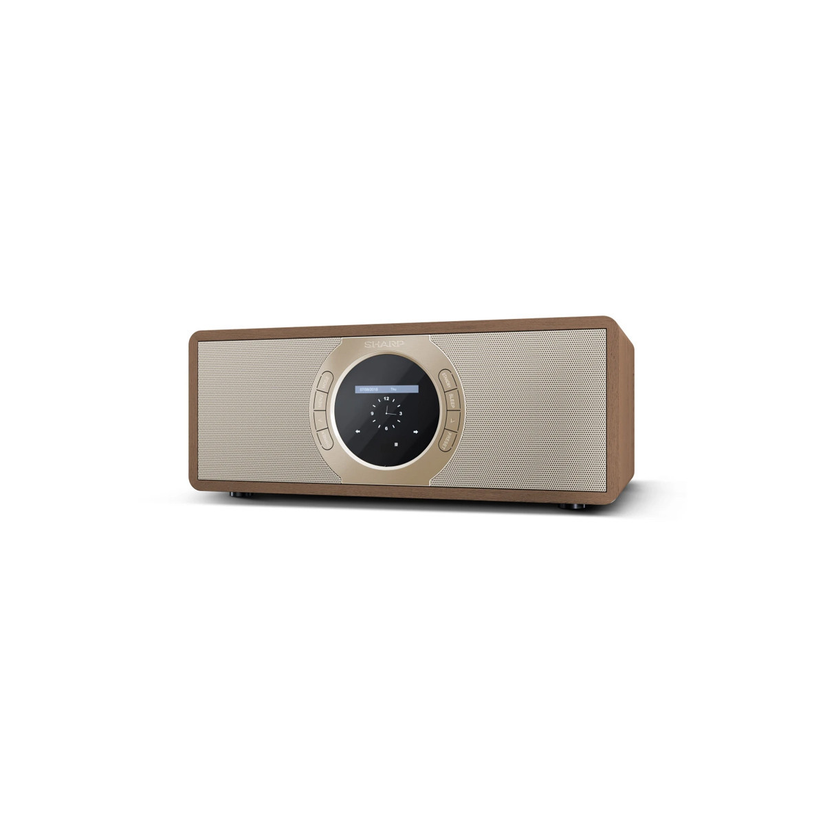 SHARP DR-I470(BR) - RADIO DIGITALE - DAB/DAB+/ WEB RADIO - BLUETOOTH - WI-FI - CHASSIS IN LEGNO - MARRONE