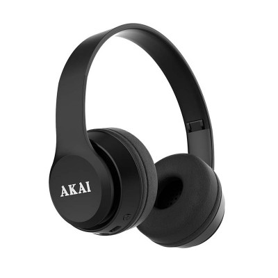 AKAI BTH04A - CUFFIA OVER-EAR WIRELESS BLUETOOTH - DESIGN PIEGHEVOLE - MICROFONO INTEGRATO