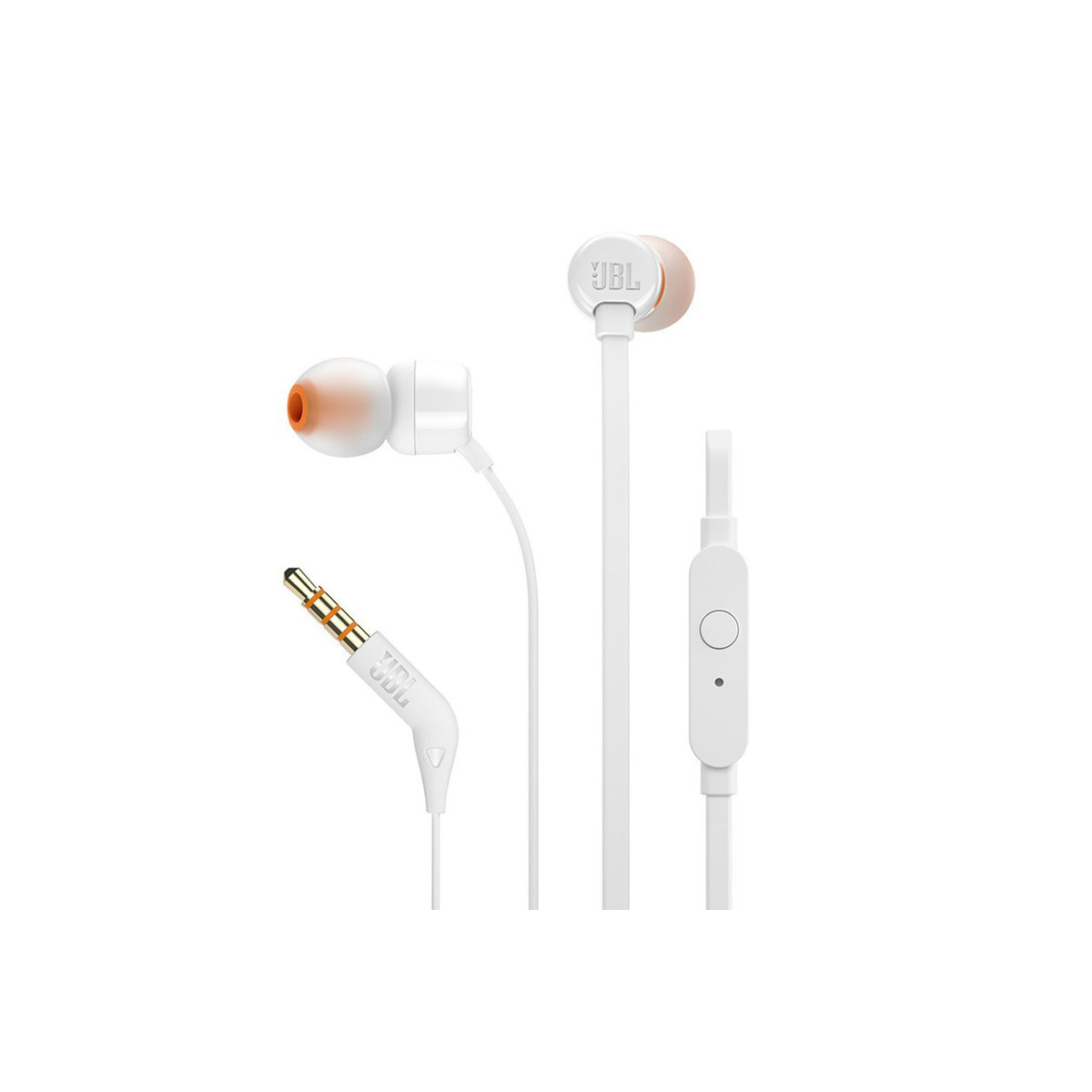 AURICOLARI JBL T160 WHITE Tune Wired IN-Ear