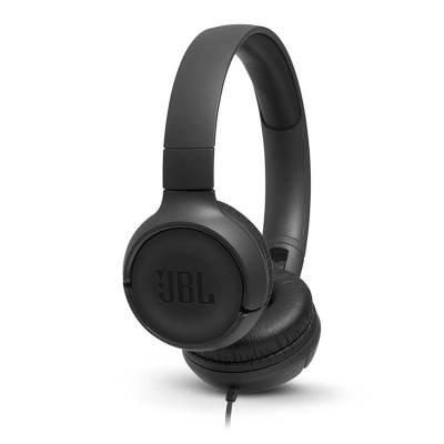 CUFFIE JBL TUNE 500 BLACK CON MICROFONO E ARCHETTO PIEGHEVOLE