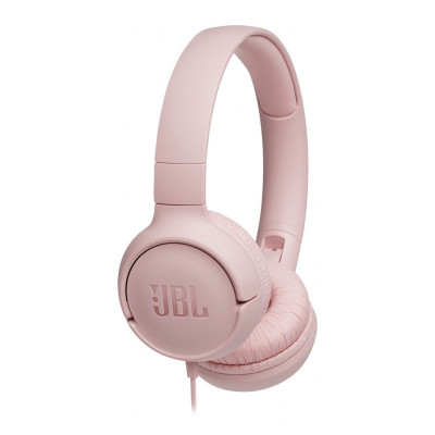 CUFFIE JBL TUNE 500 PINK CON MICROFONO E ARCHETTO PIEGHEVOLE