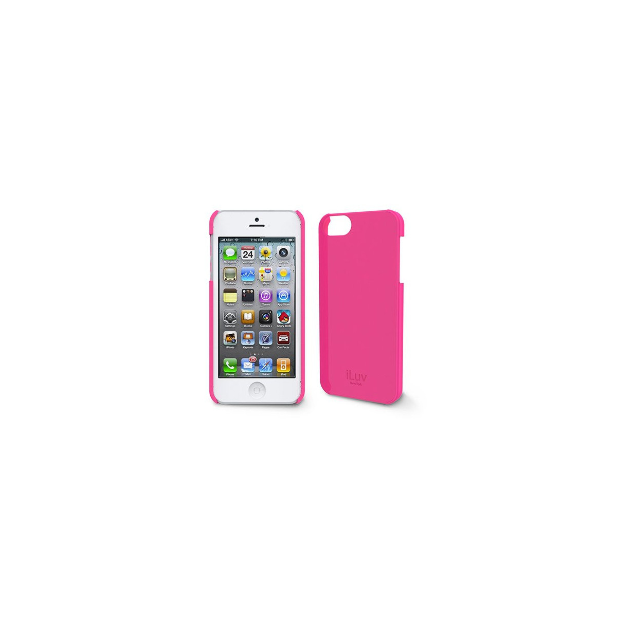 COVER ILUV OVERLAY PINK ICA7H305PNK PER IPHONE 5 - 5S - SE