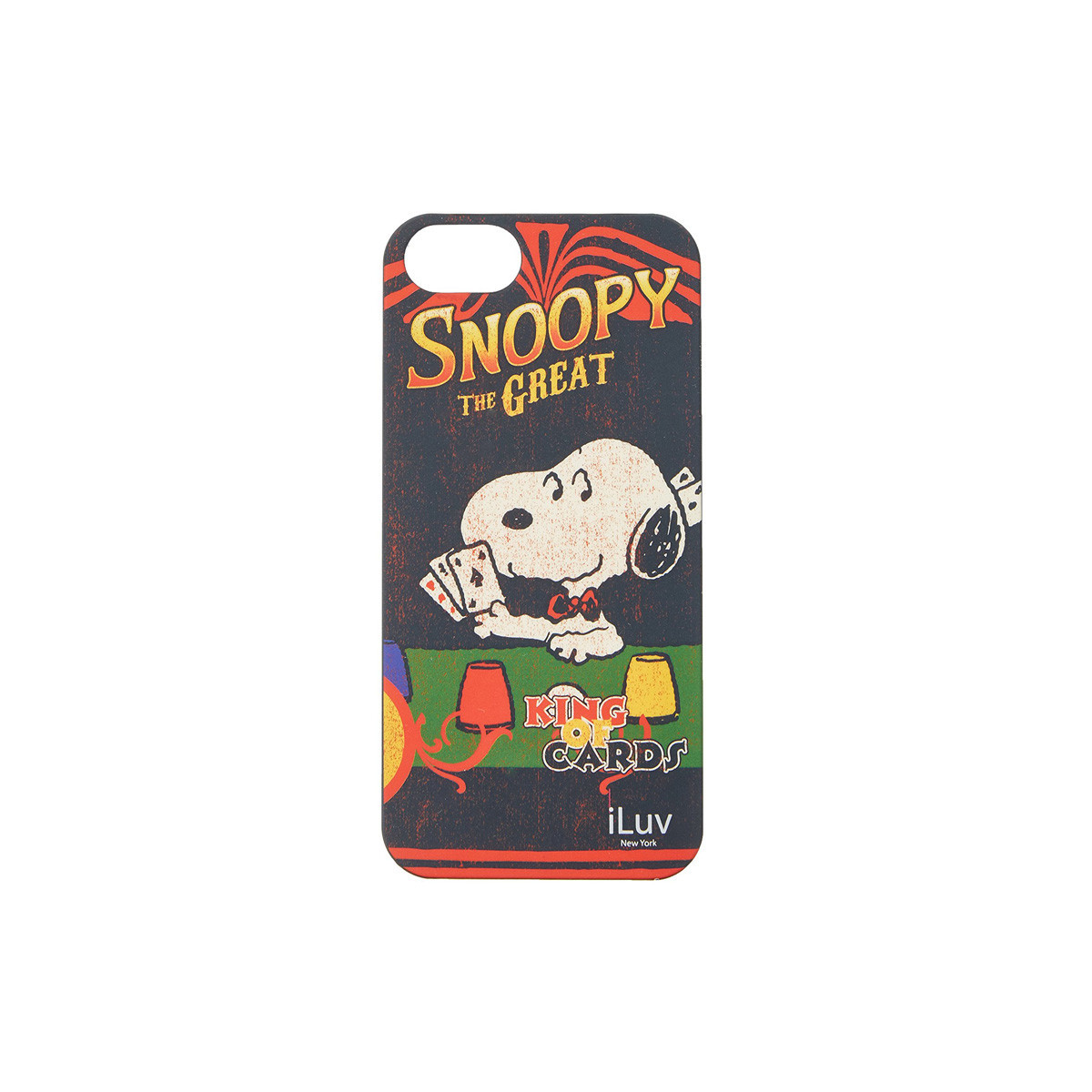 COVER ILUV SNOOPY GRAY ICA7H382GRY PER IPHONE 5 - 5S - SE