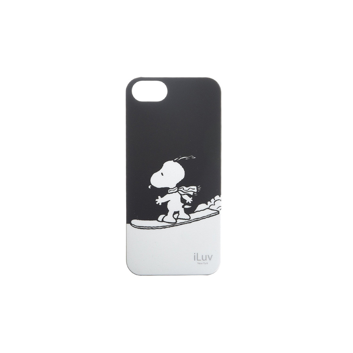 COVER ILUV SNOOPY BLACK ICA7H383BLK PER IPHONE 5 - 5S - SE