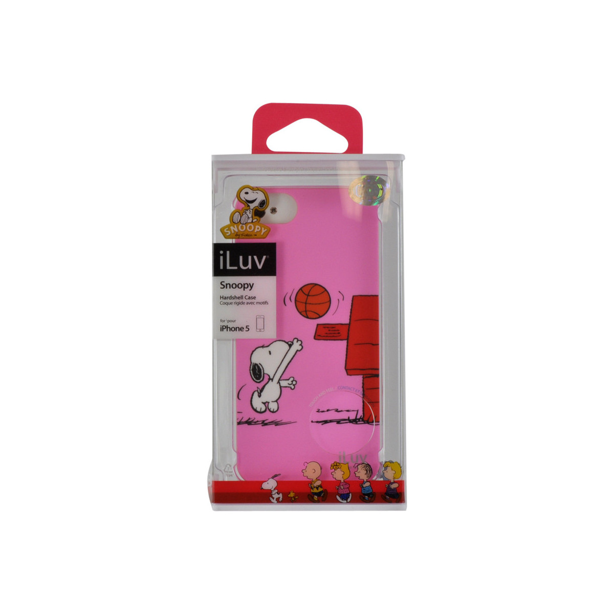 COVER ILUV SNOOPY PINK ICA7H383PNK PER IPHONE 5 - 5S - SE