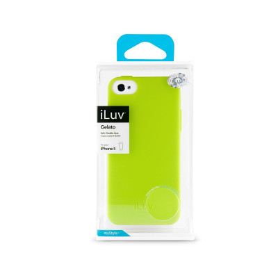 COVER ILUV GELATO GREEN ICA7T306GRN PER IPHONE 5 - 5S - SE