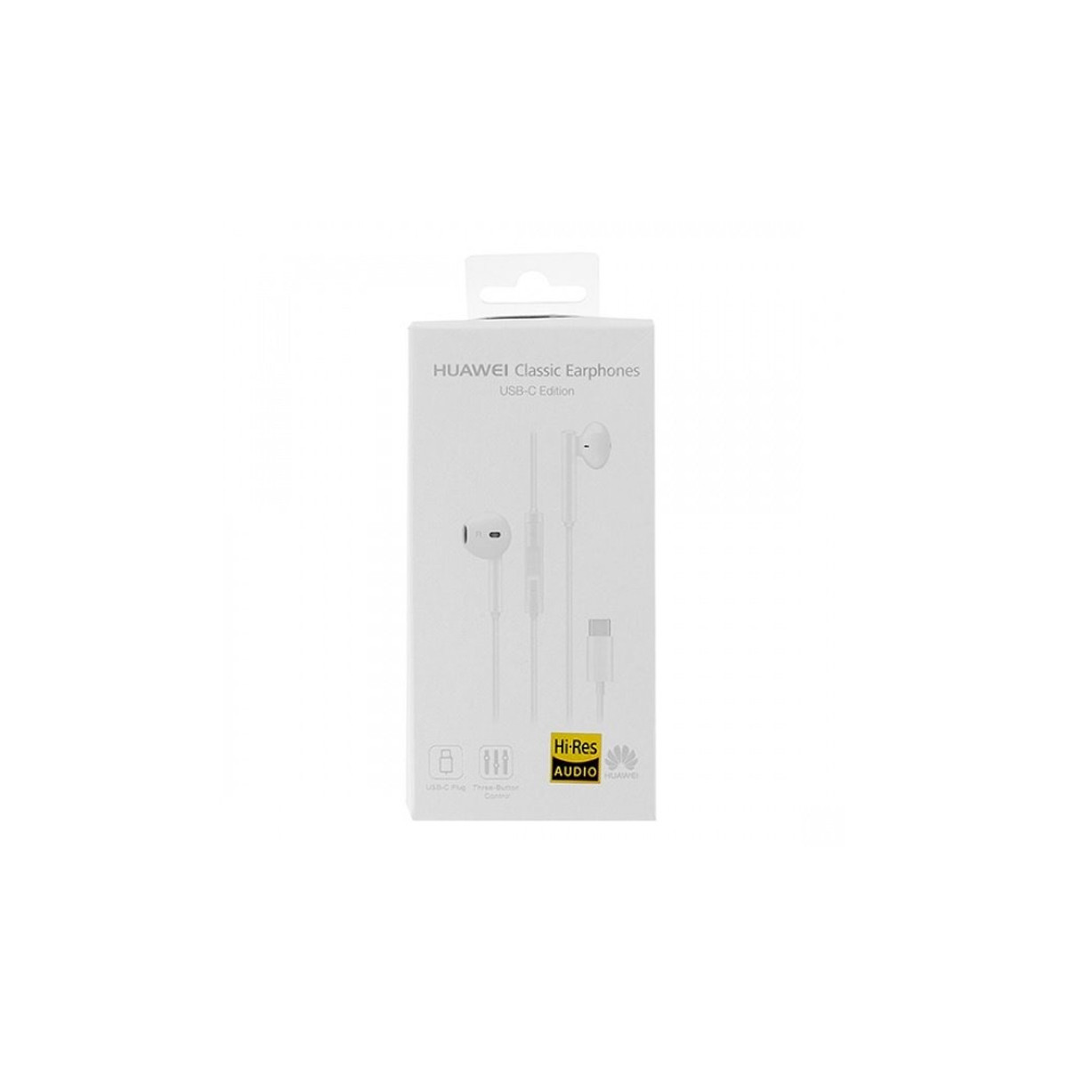 AURICOLARE A FILO CON MICROFONO HUAWEI CM33 TYPE-C WHITE