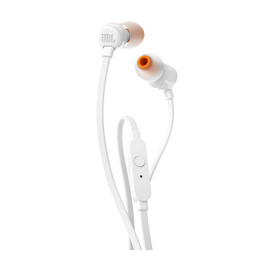 AURICOLARI JBL T110 WHITE Tune Wired IN-Ear