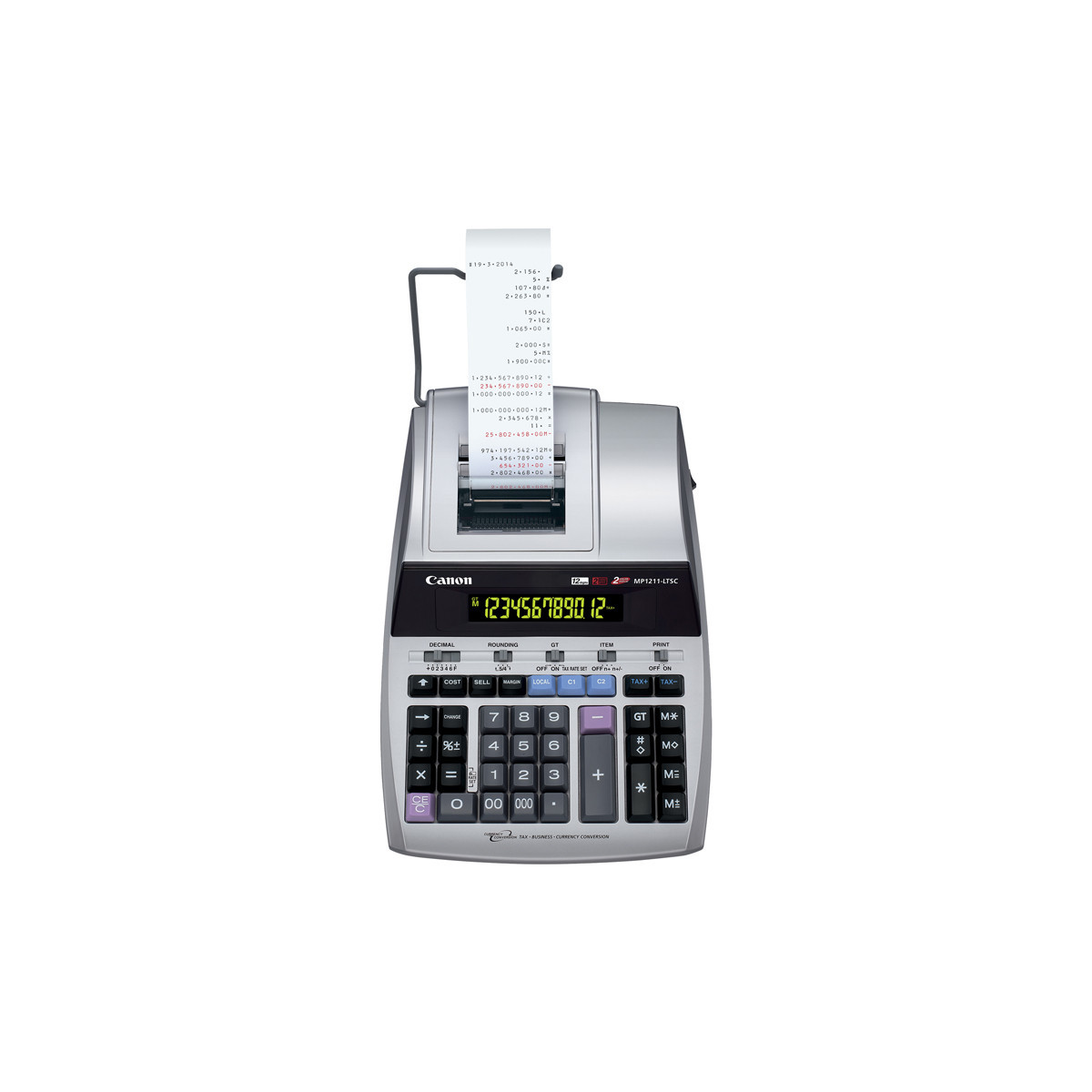 CANON MP1211-LTSC (2496B001) - CALCOLATRICE DA TAVOLO SCRIVENTE 12 CIFRE A DOPPIO COLORE