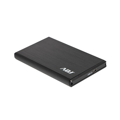 BOX ESTERNO ADJ AH621 Steel - USB 2.0 PER HD/SSD 2.5 SATA