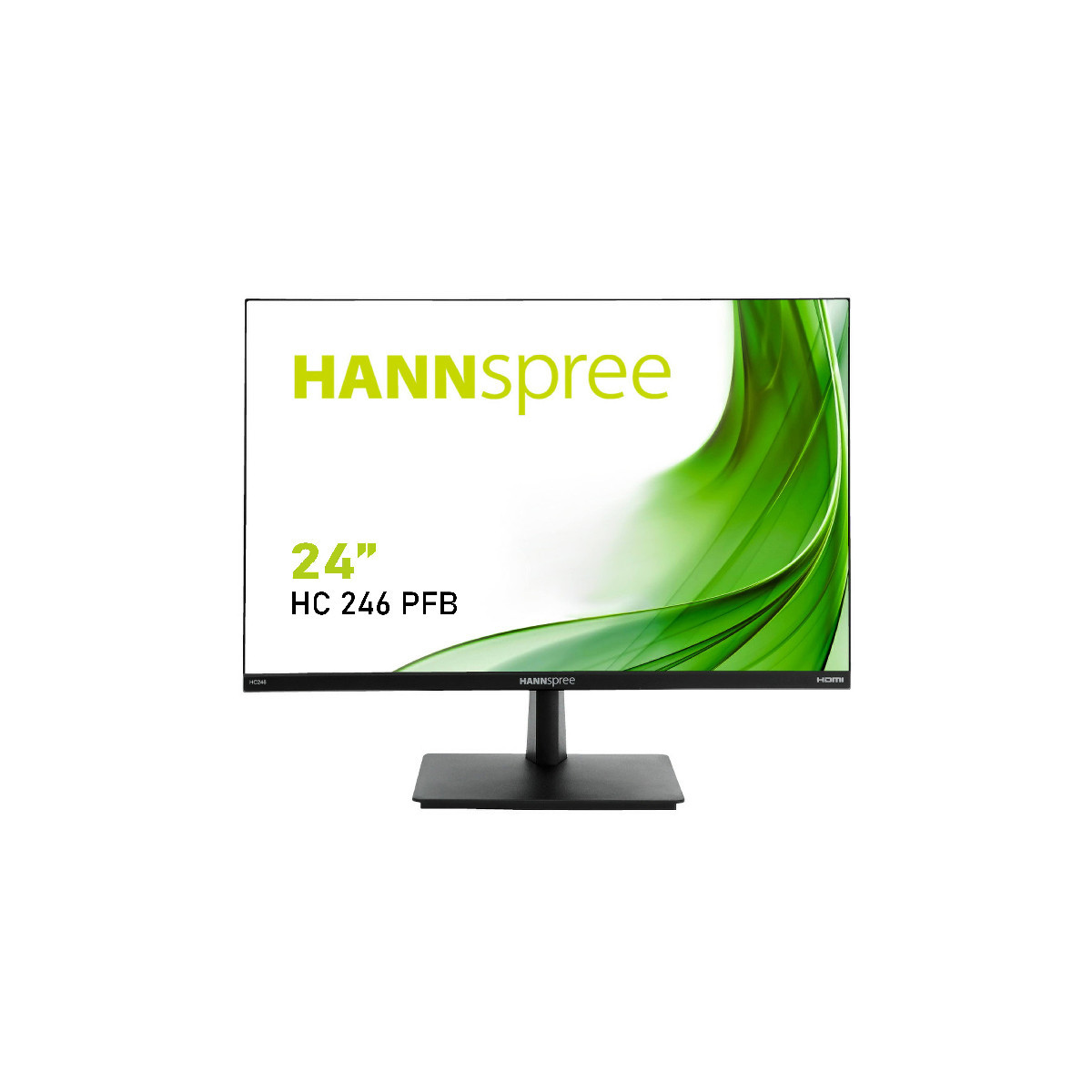 HANNSPREE HC246PFB - 24 MONITOR LED FHD - MULTIMEDIALE - VGA - HDMI - DISPALY PORT