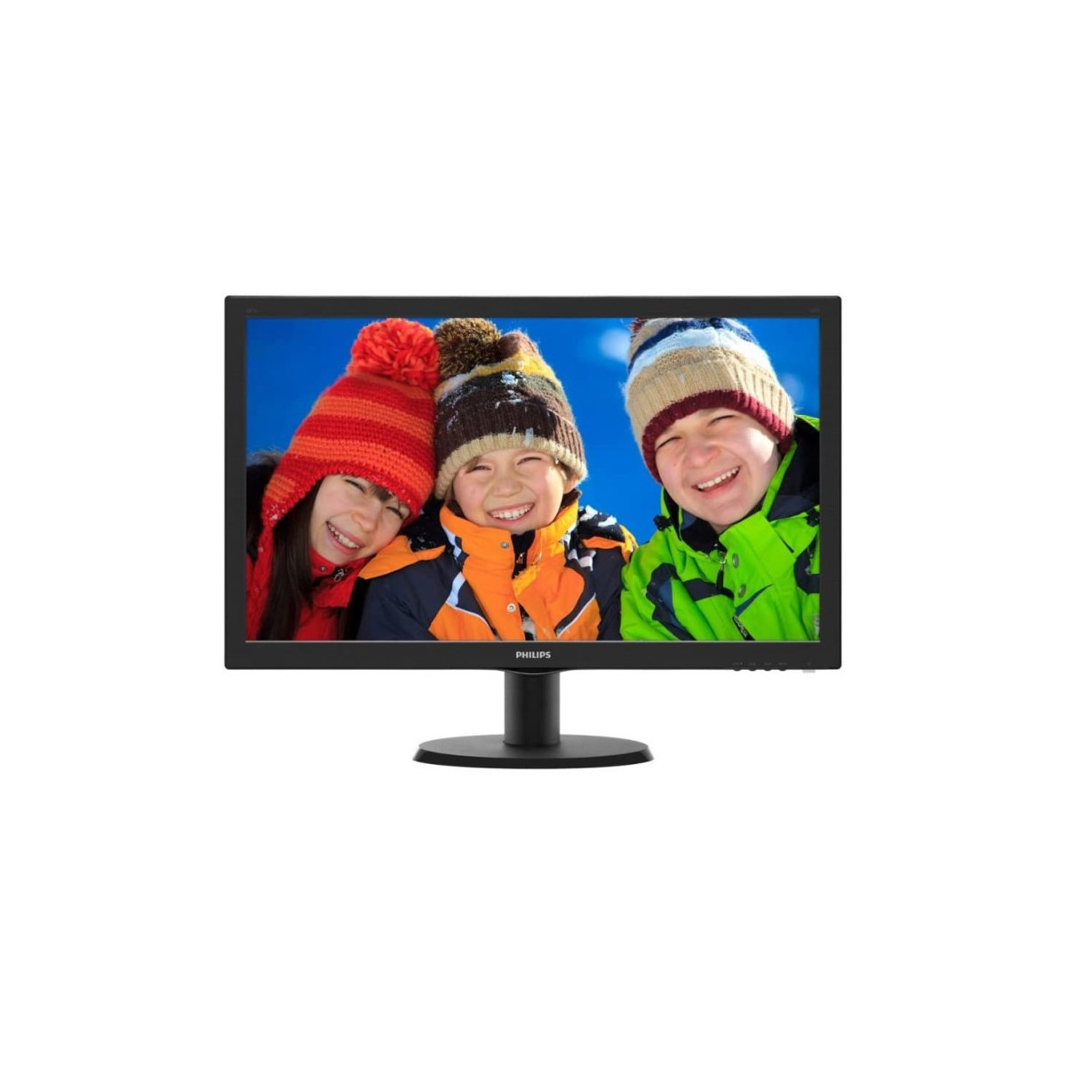 PHILIPS 243V5QHABA - 24 MONITOR LED FHD - VGA - DVI - HDMI