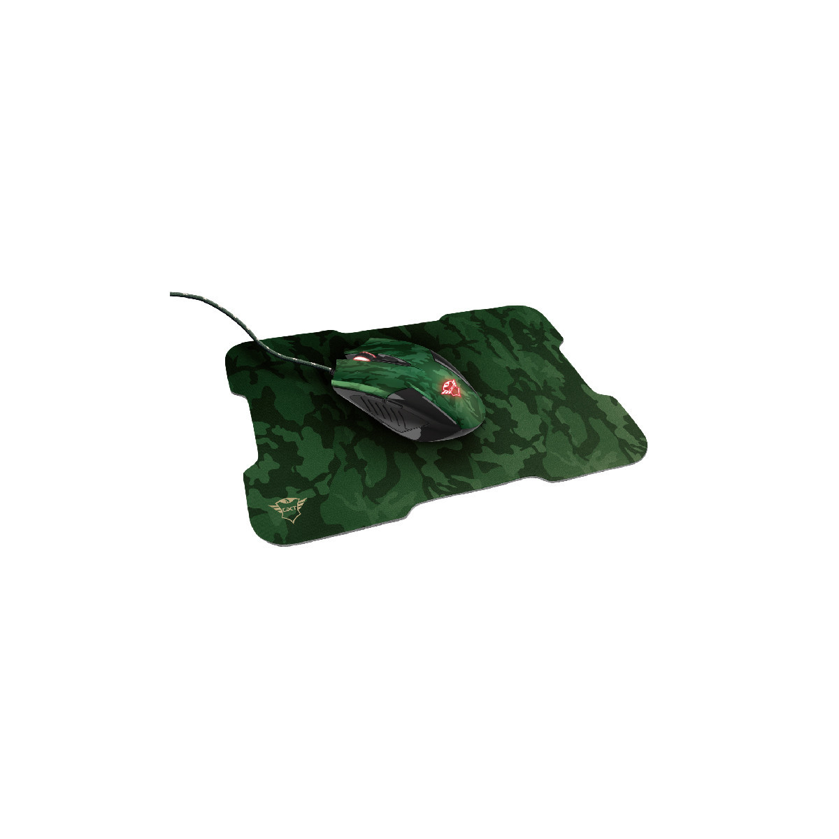 TRUST GXT781 RIXA (23611) - MOUSE GAMING CON LED + MOUSEPAD - CAMO FANYASY