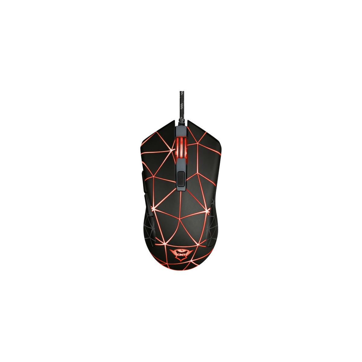 TRUST GXT133 LOCX (22988) - MOUSE GAMING 3200 DPI CON 6 PULSANTI CUSTOM E LED RGB