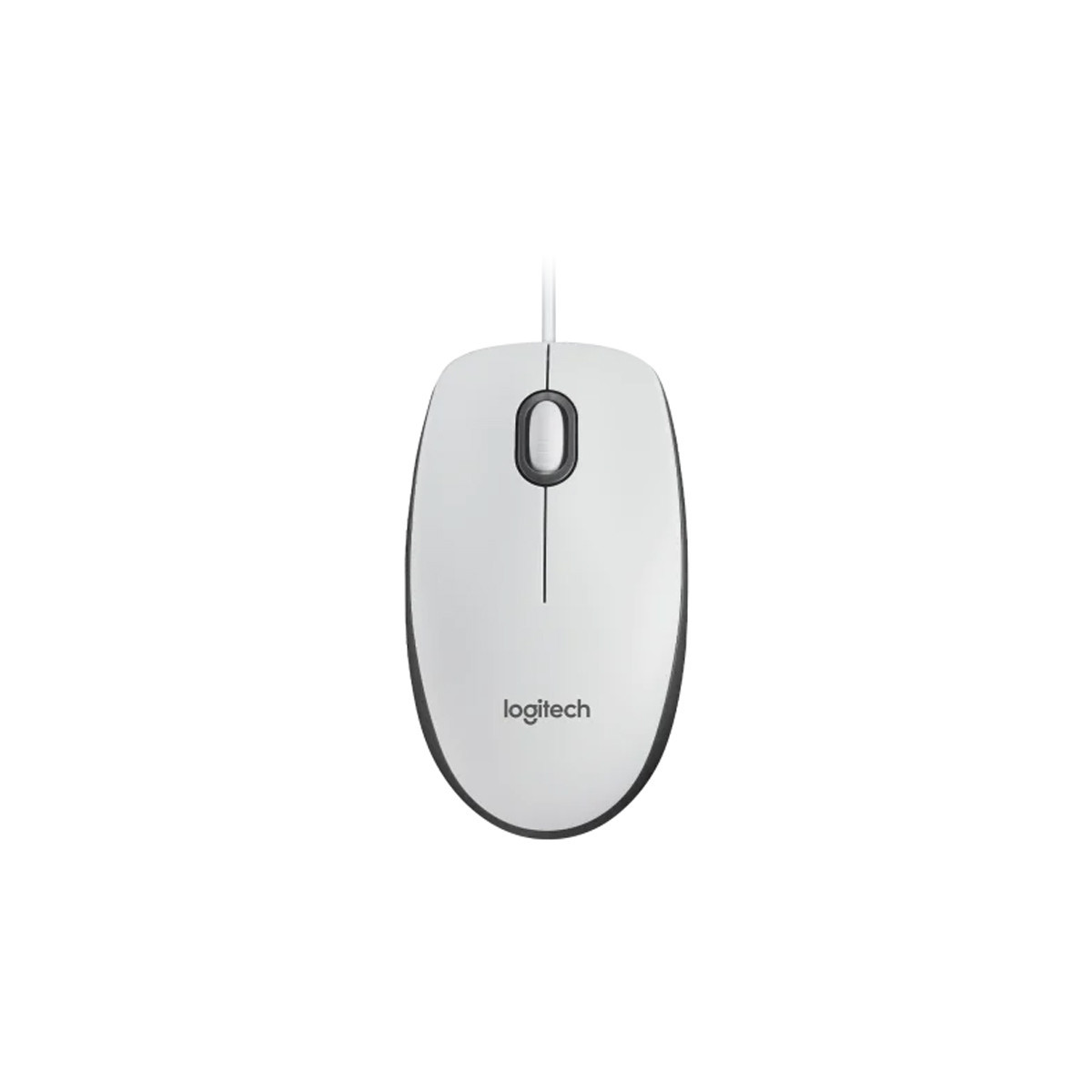 LOGITECH M100 (910-006764 ) - MOUSE WIRED - WHITE