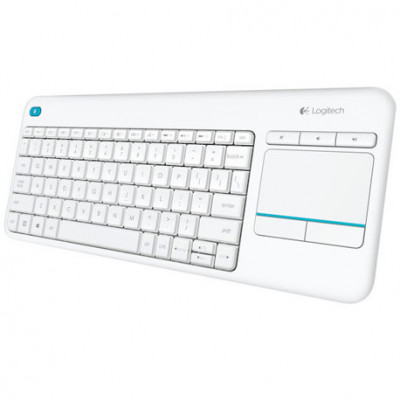 TASTIERA LOGITECH K400 PLUS WIRELESS WHITE 920-007136