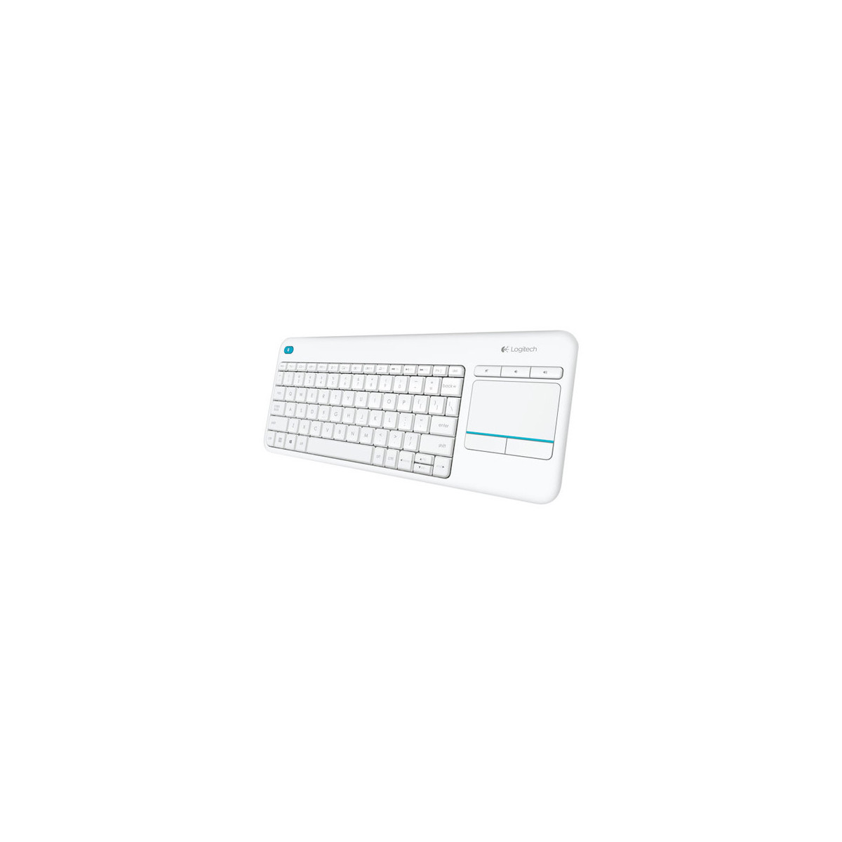 TASTIERA LOGITECH K400 PLUS WIRELESS WHITE 920-007136