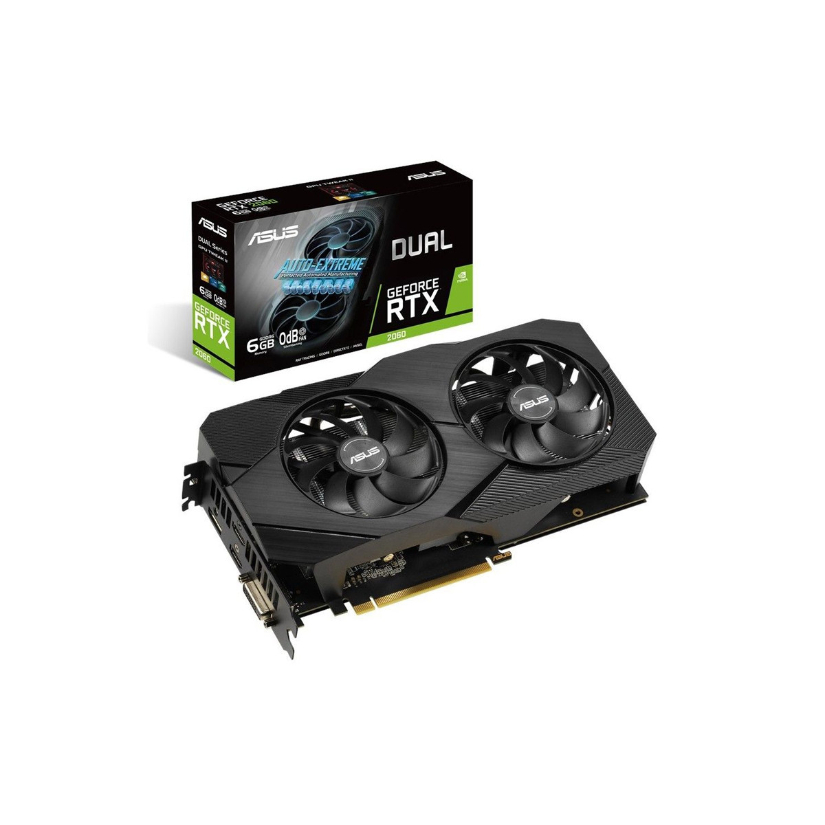 ASUS DUAL GEFORCE RTX 2060 EVO 6GB GDDR6X - SCHEDA VIDEO (90YV0CH4-M0NA00)