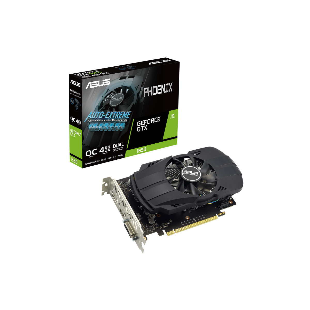 ASUS PHOENIX GEFORCE GTX 1650 EVO OC EDITION 4GB GDDR6 - SCHEDA VIDEO (90YV0GX4-M0NA00)