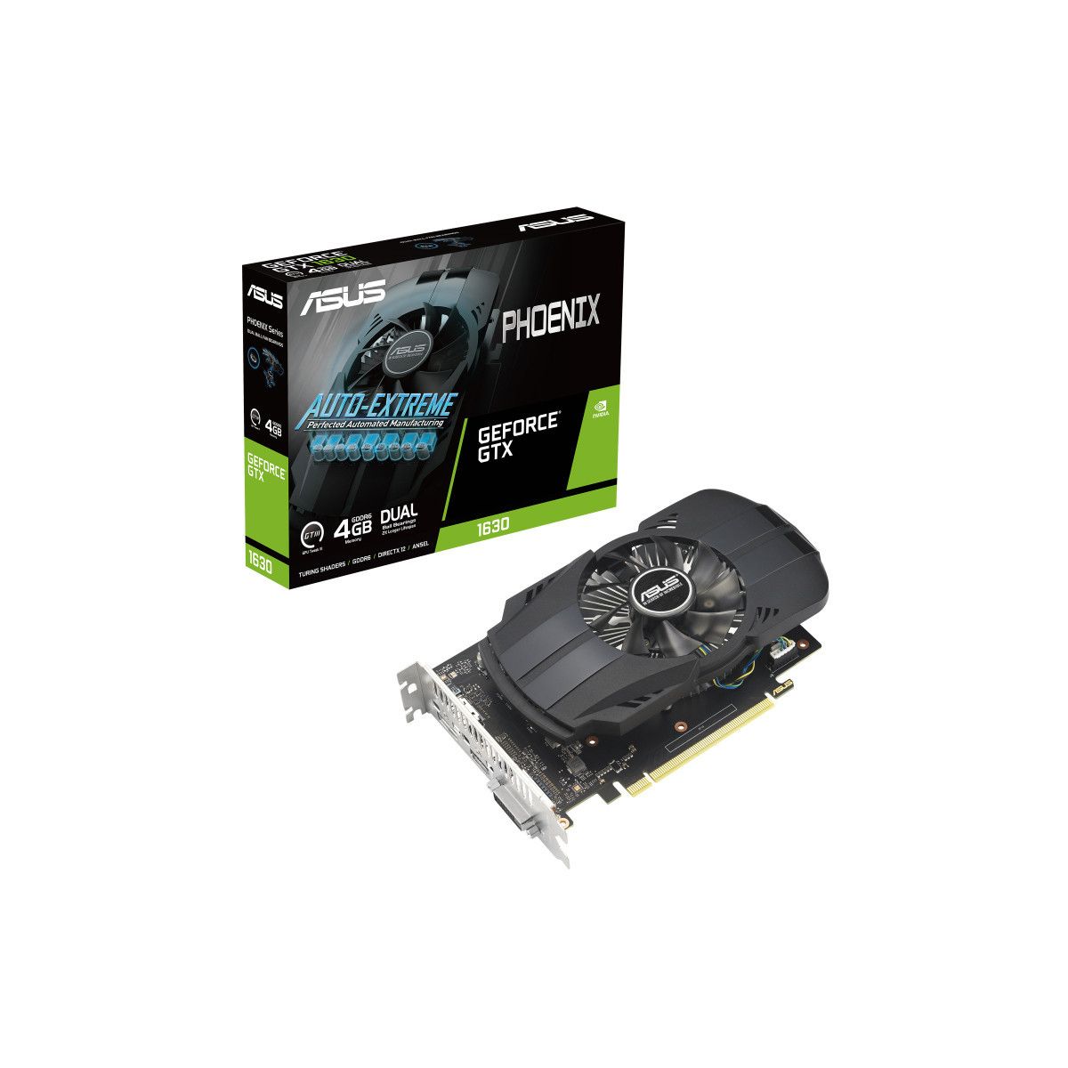 ASUS PHOENIX GEFORCE GTX 1630 EVO 4GB GDDR6 - SCHEDA VIDEO (90YV0I53-M0NA00)