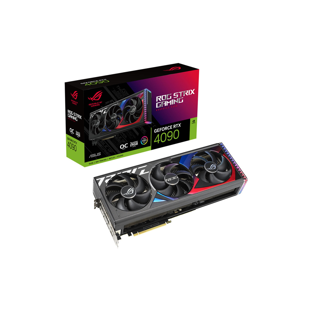 ASUS ROG STRIX GEFORCE RTX 4090 OC EDITION 24GB GDDR6X - SCHEDA VIDEO (90YV0ID0-M0NA00)