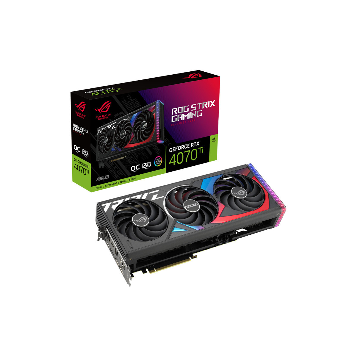 ASUS ROG STRIX GEFORCE RTX 4070TI OC EDITION 12GB GDDR6X - SCHEDA VIDEO (90YV0II0-M0NA00)