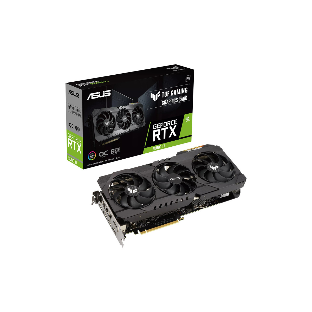 ASUS TUF GAMING RTX 3060 TI OC EDITION 8GB GDDR6X - SCHEDA VIDEO (90YV0IL0-M0NA00)