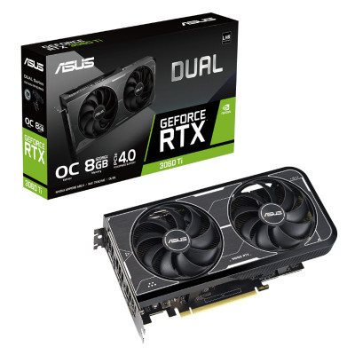 ASUS DUAL GEFORCE RTX 3060 TI OC EDITION 8GB GDDR6X - SCHEDA VIDEO (90YV0IP0-M0NA00)