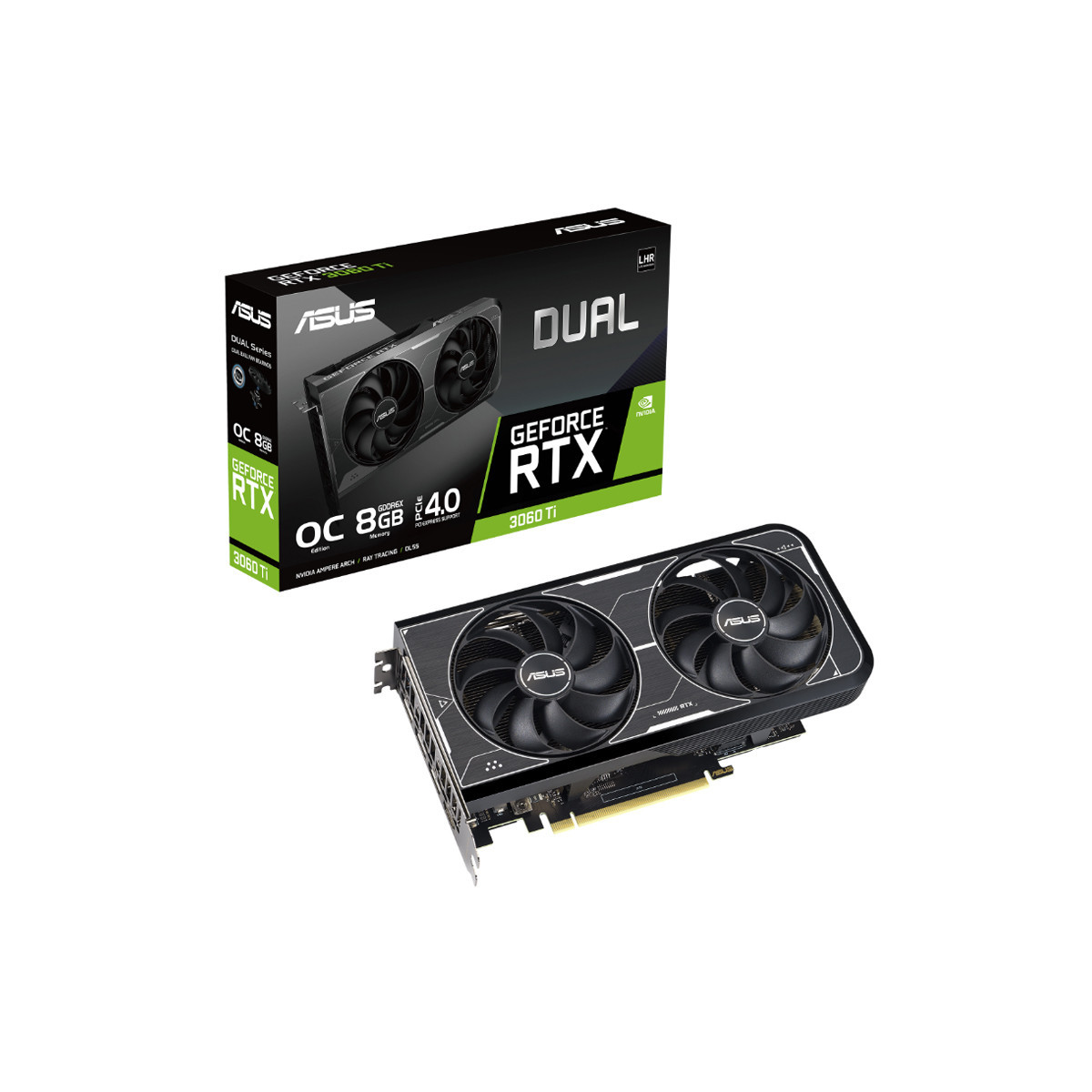 ASUS DUAL GEFORCE RTX 3060 TI OC EDITION 8GB GDDR6X - SCHEDA VIDEO (90YV0IP0-M0NA00)