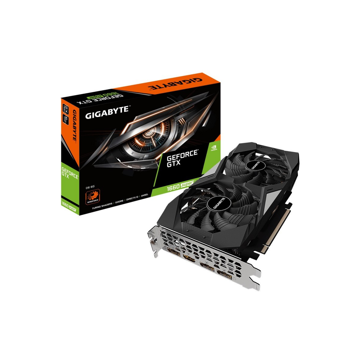 GIGABYTE GEFORCE GTX 1660 SUPER 6GB GDDR6 - SCHEDA VIDEO