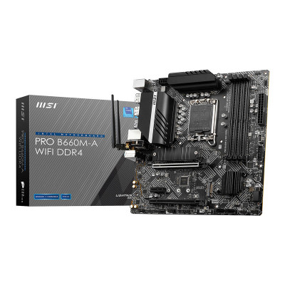 MSI B660M-A PRO WIFI - MAINBOARD MICRO ATX - DDR4 - SOCKET 1700 - HDMI - DP