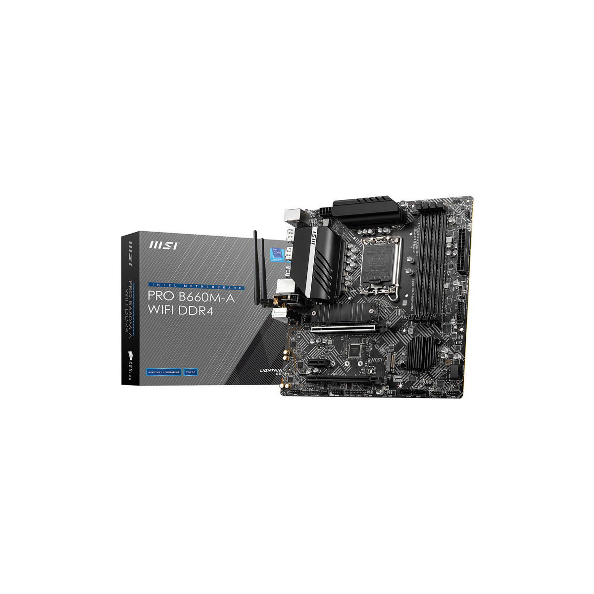 MSI B660M-A PRO WIFI - MAINBOARD MICRO ATX - DDR4 - SOCKET 1700 - HDMI - DP