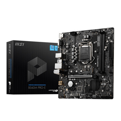 MSI B560M PRO-E (7D22-005R) - MAINBOARD MICRO ATX - DDR4 - SOCKET 1200 - HDMI - VGA