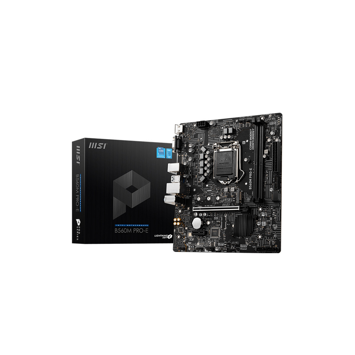 MSI B560M PRO-E (7D22-005R) - MAINBOARD MICRO ATX - DDR4 - SOCKET 1200 - HDMI - VGA