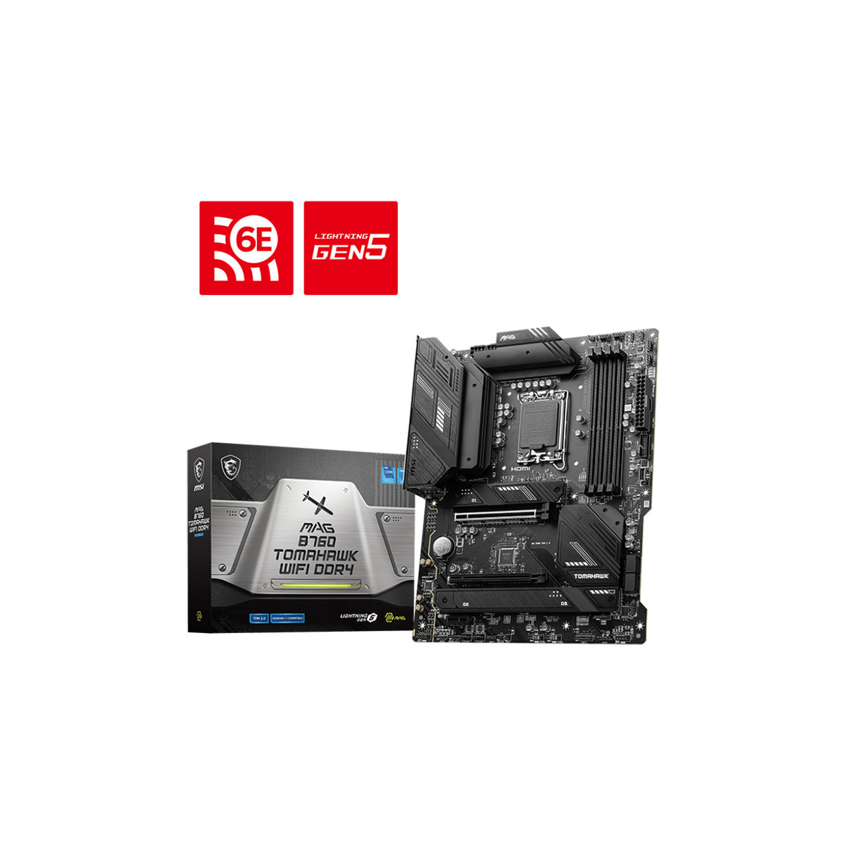 MSI MAG B760 TOMAHAWK WI-FI - MAINBOARD ATX - DDR4 - SOCKET 1700