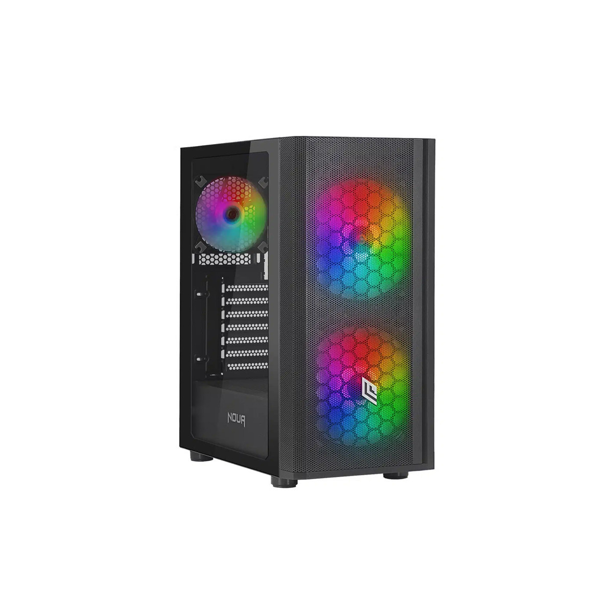 NOUA ORIZON M101 - CASE MID TOWER - NERO - VENTOLA ARGB - SUPPORTA DISSIPAZIONE A LIQUIDO