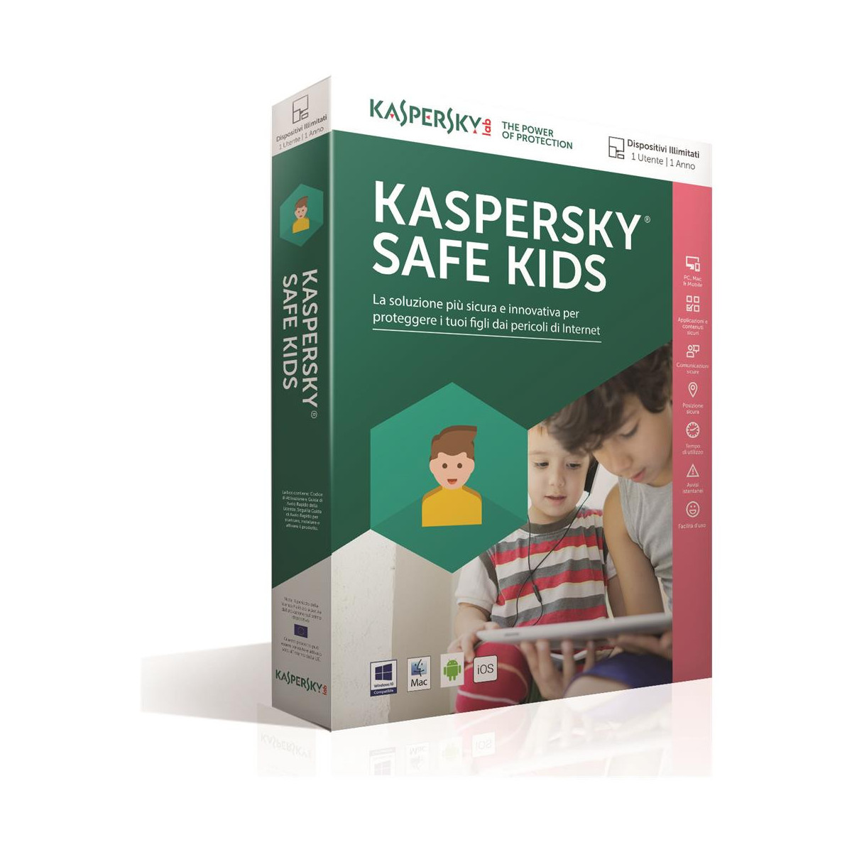 SOFTWARE KASPERSKY SAFE KIDS 1 USER PC/Mac/Android