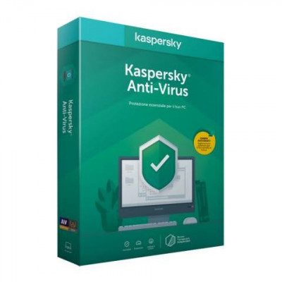 SOFTWARE KASPERSKY ANTIVIRUS PRO 3PC - 1 ANNO