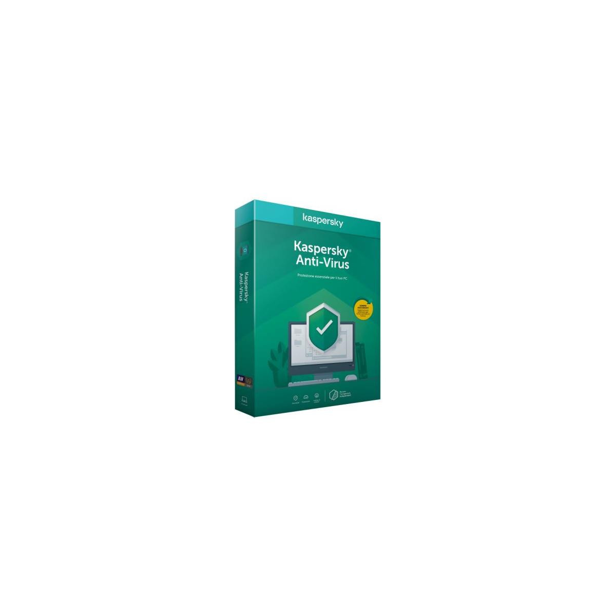 SOFTWARE KASPERSKY ANTIVIRUS PRO 3PC - 1 ANNO