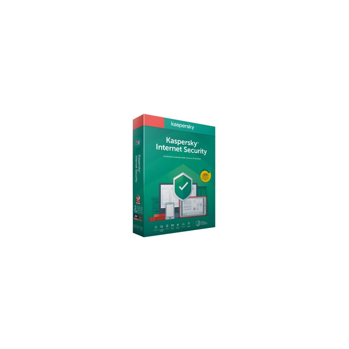 SOFTWARE KASPERSKY INTERNET SECURITY PRO 1PC - 1 ANNO