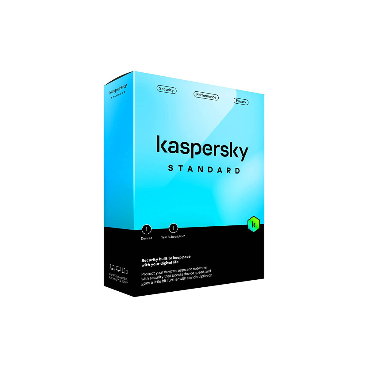 KASPERSKY STANDARD (SLIM) - SOFTWARE SICUREZZA 1 DEVICE / 1 ANNO