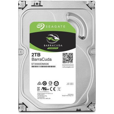 SEAGATE BARRACUDA HDD 2TB (ST2000DM008) - HARD DISK INTERNO - 3.5 - SATA 3