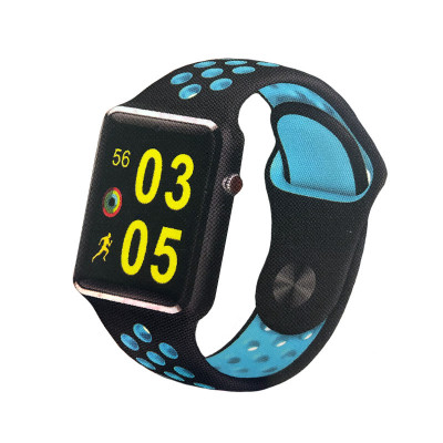 SMART FITNESS WATCH AKAI AKSW06 BLUE - LCD 16 PEDOMETRO CARDIO MON. SONNO