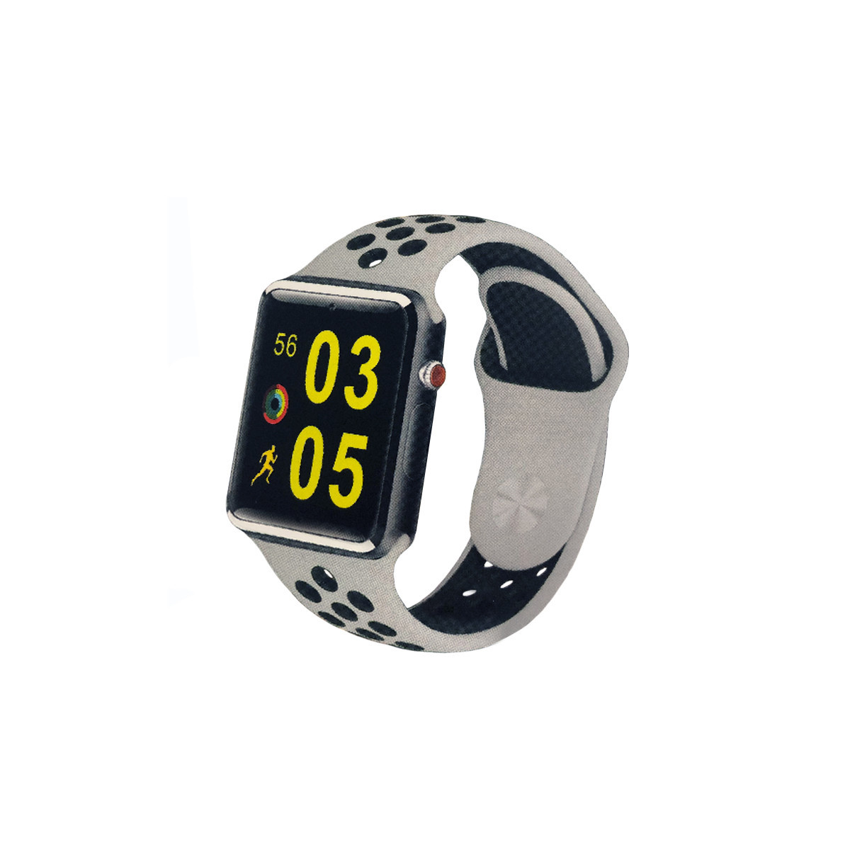 SMART FITNESS WATCH AKAI AKSW06 WHITE - LCD 16 PEDOMETRO CARDIO MON. SONNO