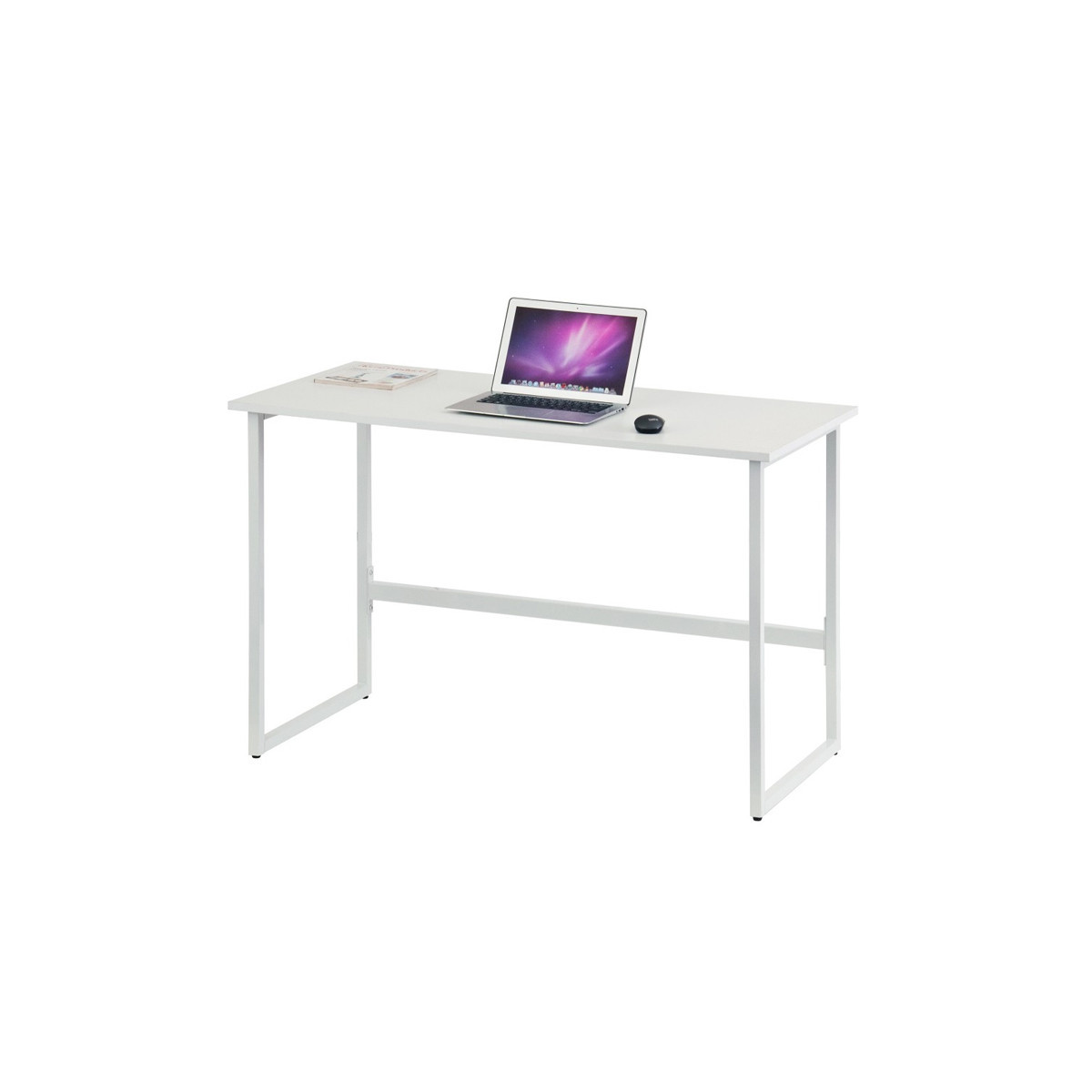 TECHLY ICA-TB 3545W - SCRIVANIA MINIMAL - COLORE BIANCO - 1200 x 600 mm