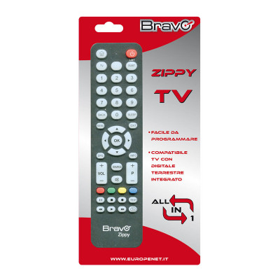 BRAVO ZIPPY (90402304) - TELECOMANDO UNIVERSALE PER TV