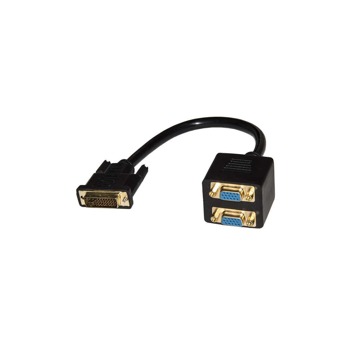 LINK LKADAT04 - CAVO SPLITTER DVI (24+5) MASCHIO A 2 X VGA FEMMINA