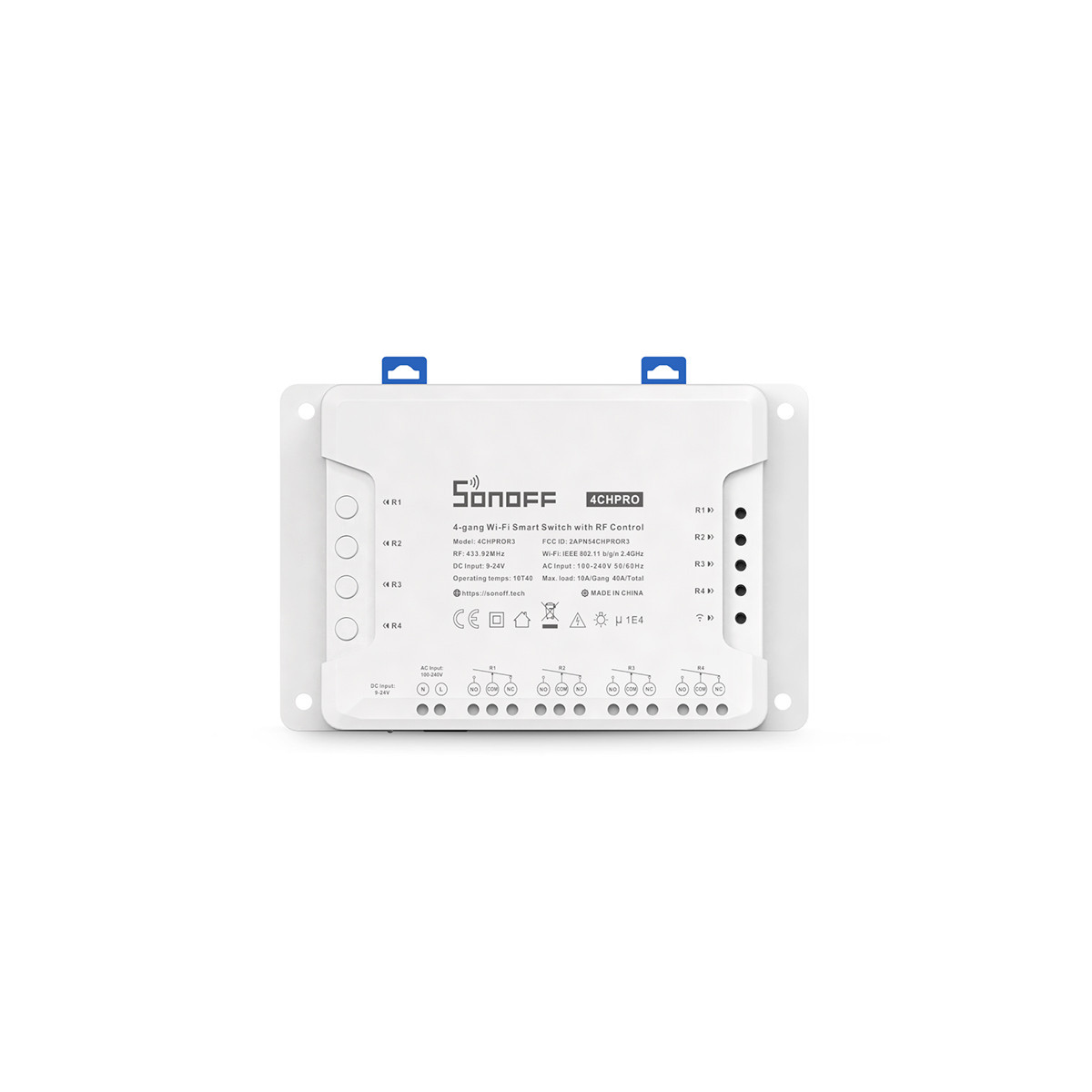 SONOFF 4CH PRO R3 - INTERRUTTORE SMART WIFI 4 CANALI CON RF CONTROL (M0802010004)