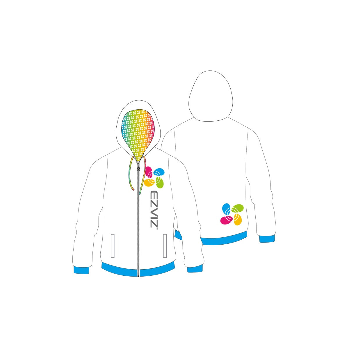 FELPA BAMBINO FRESH ZIP - TAGLIA 2XS